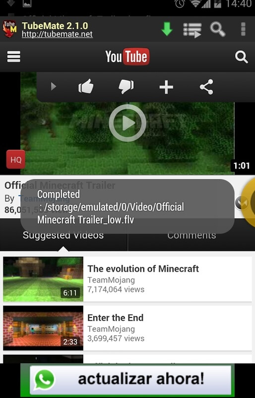 TubeMate screenshot