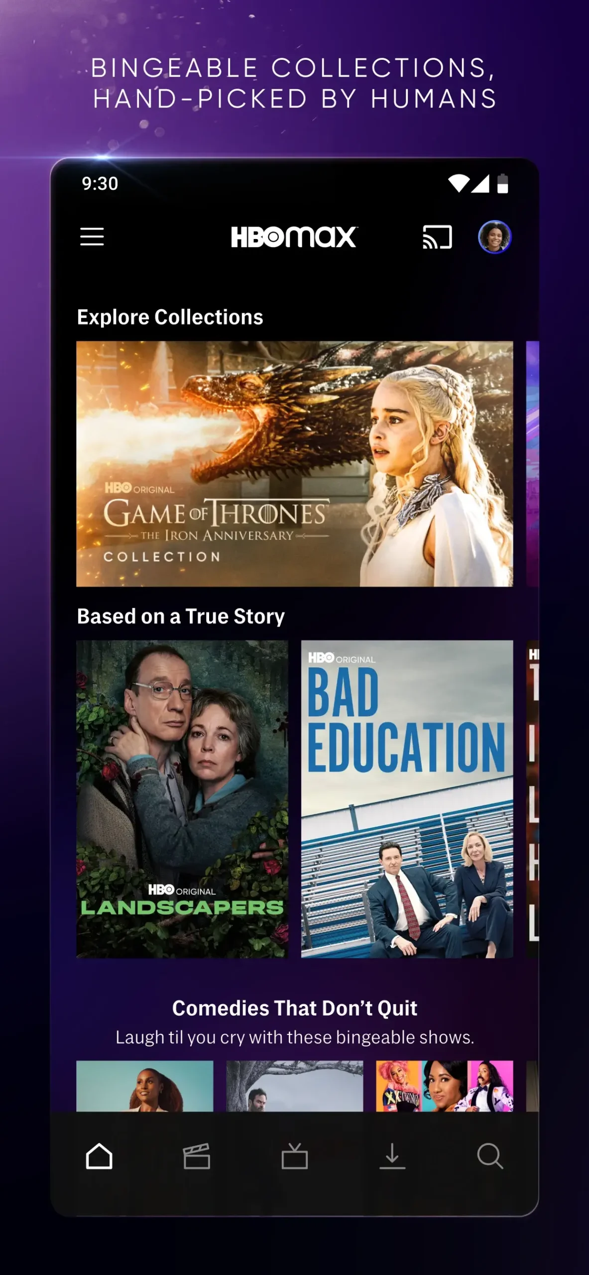 HBO Max screenshot