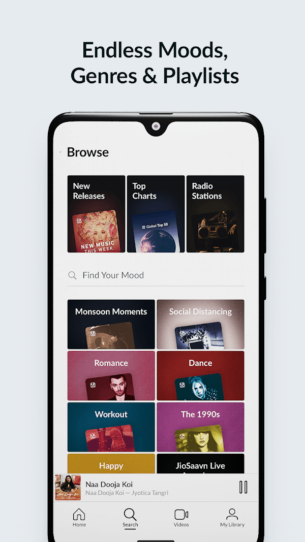 JioSaavn screenshot