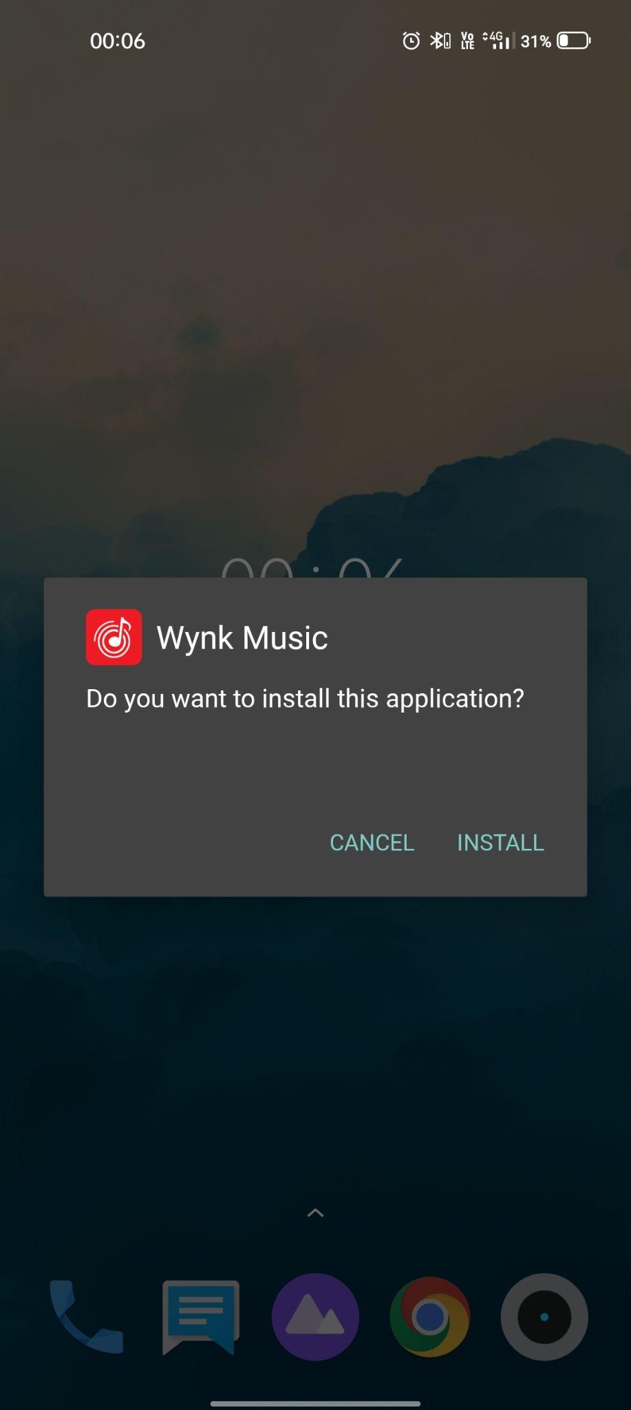 click on Install