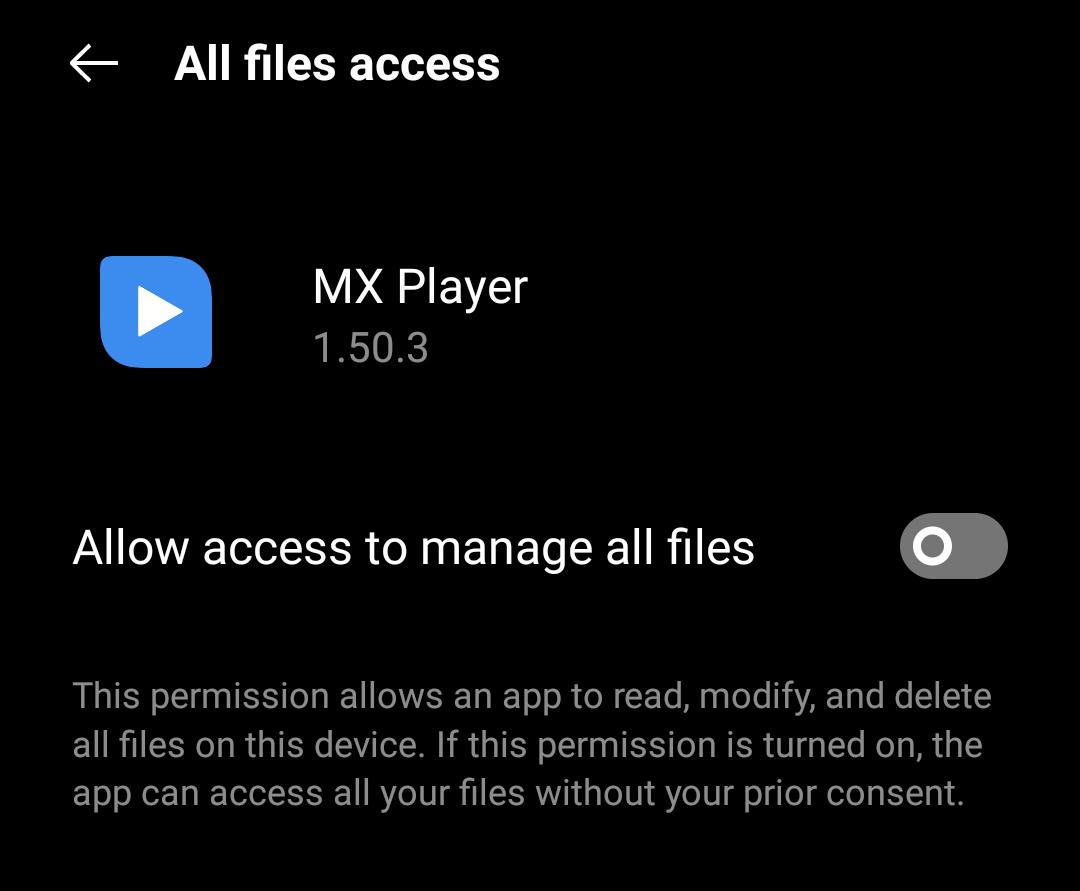 allow access
