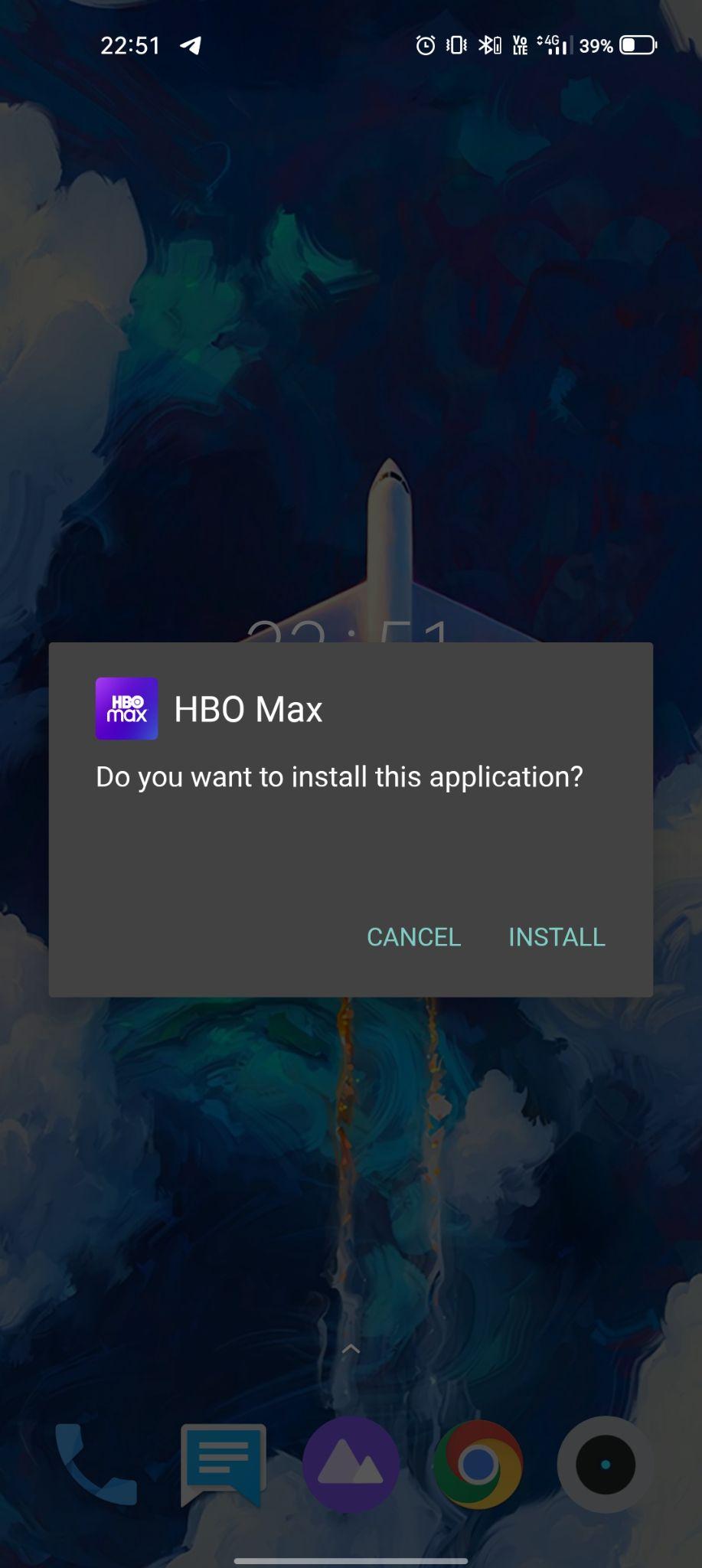 click on Install
