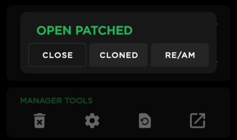 open patched