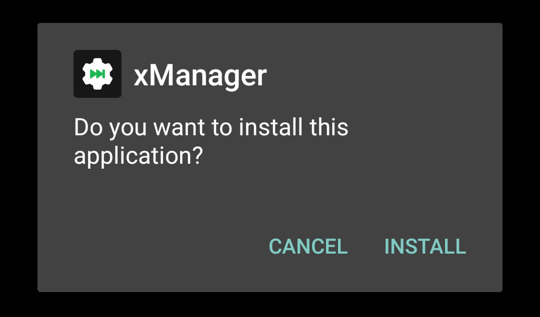 click on install