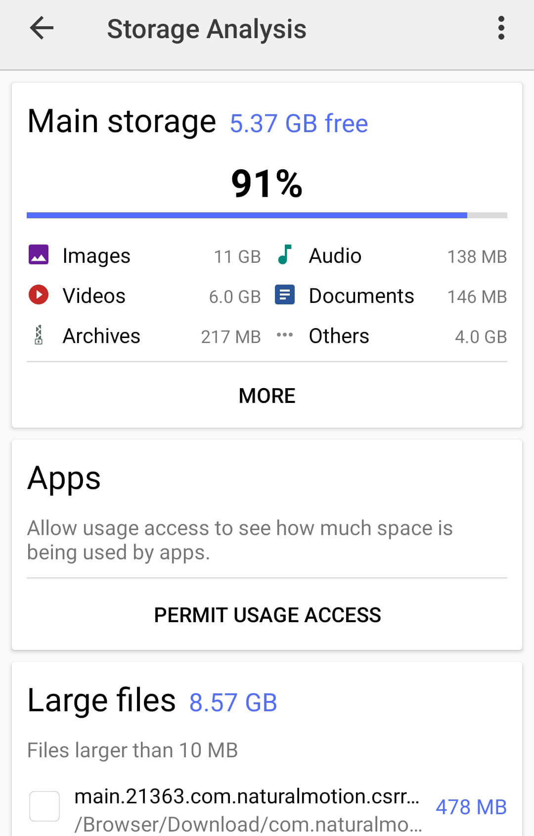 CX File Explorer screenshot
