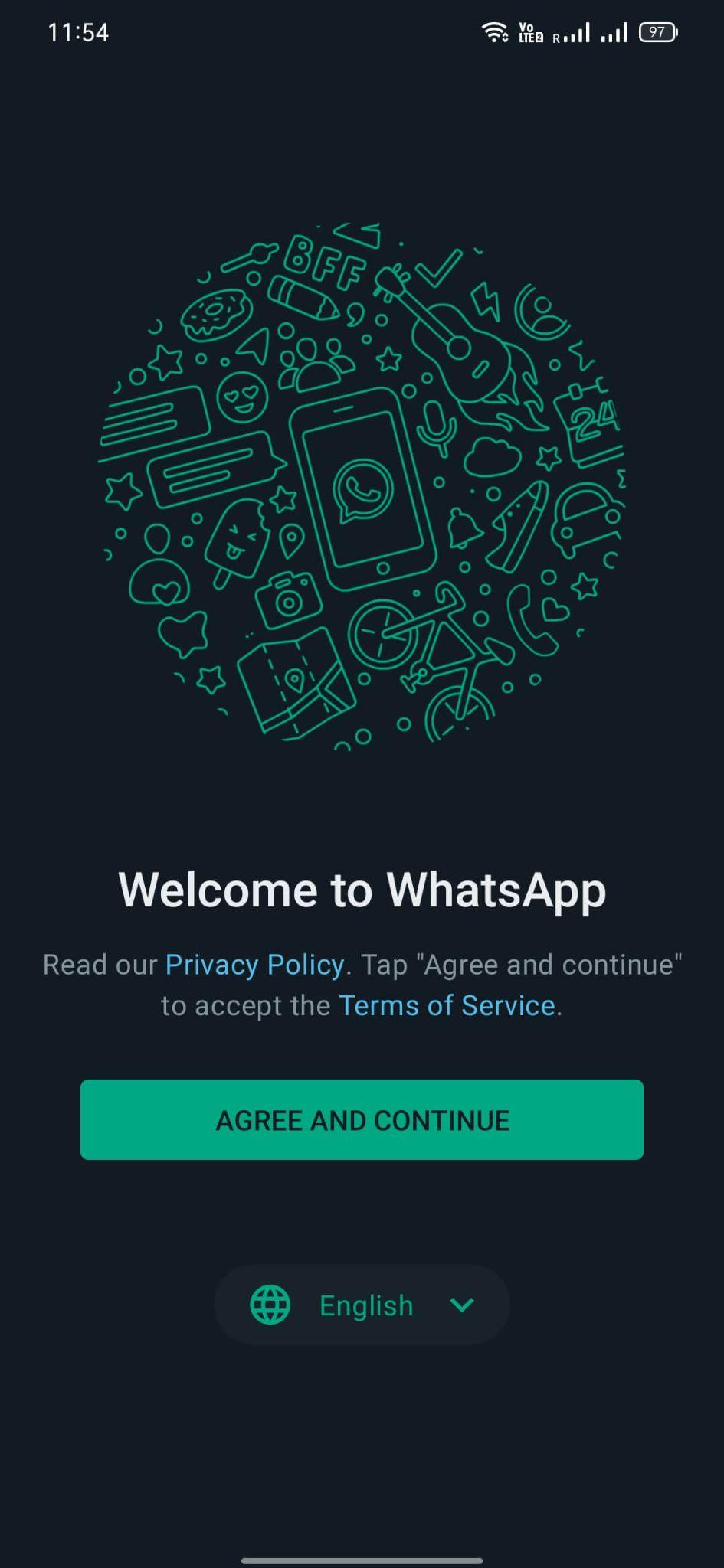 WhatsApp screenshot