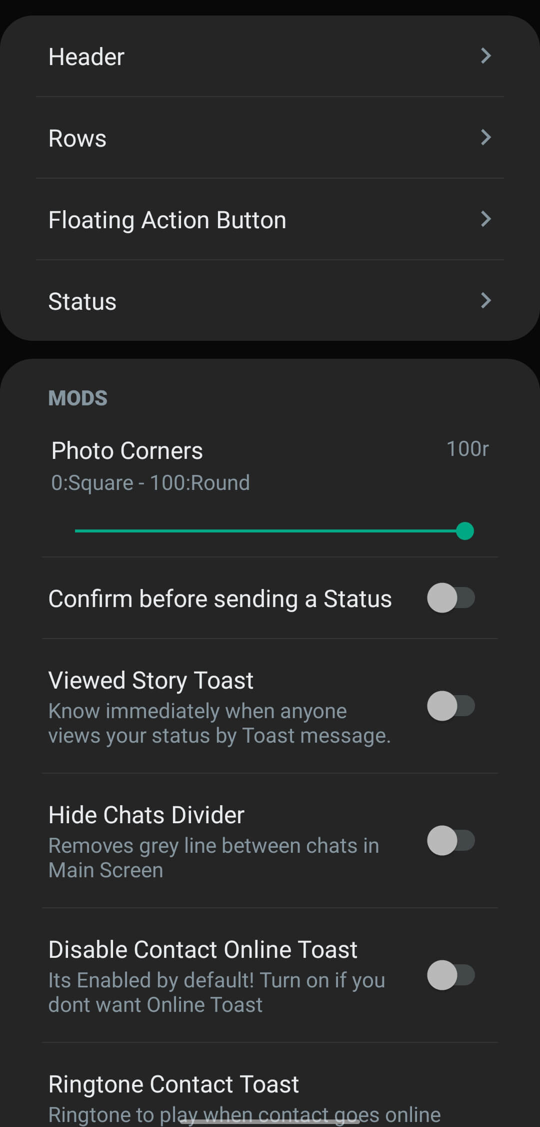 Cyber WhatsApp screenshot
