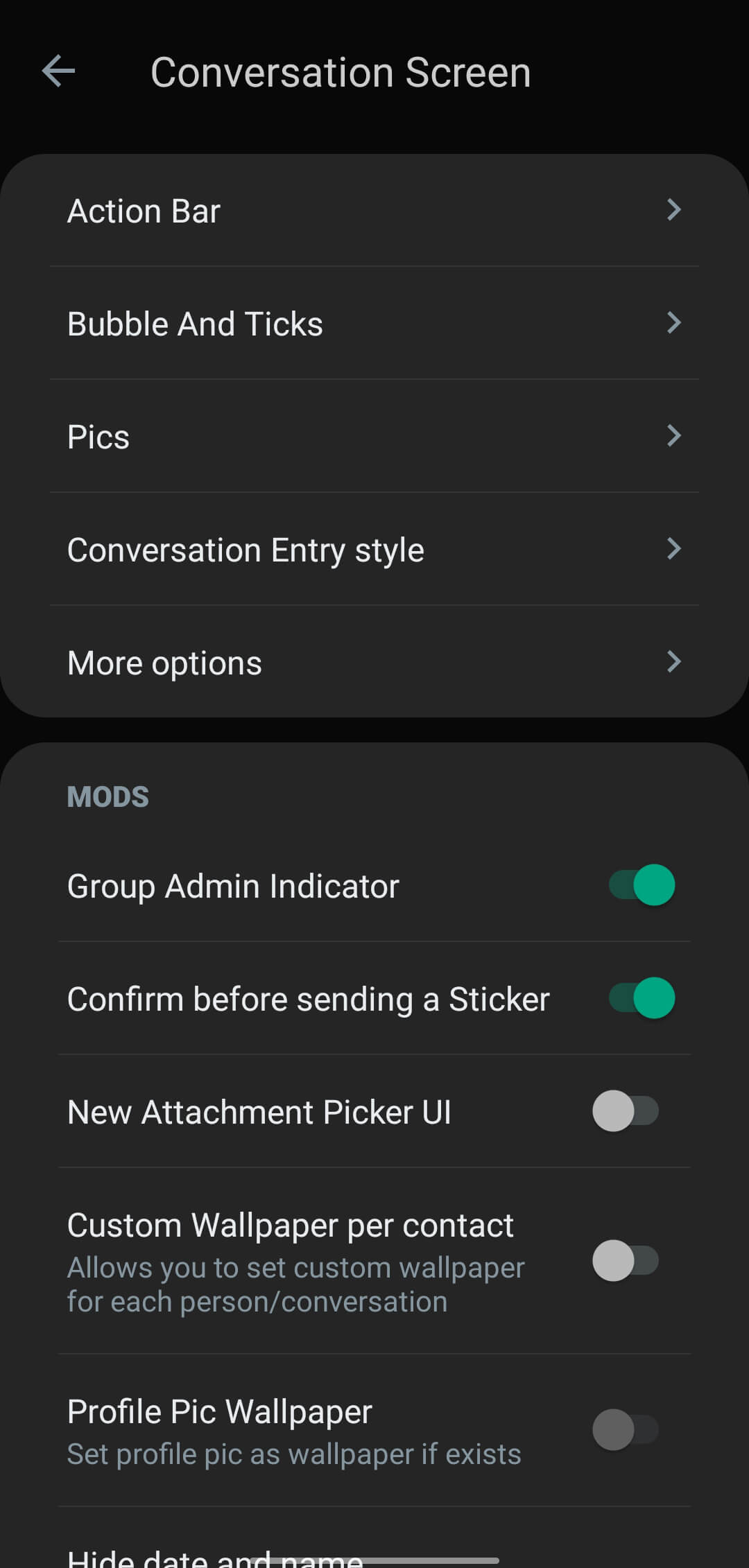 FMWhatsApp screenshot