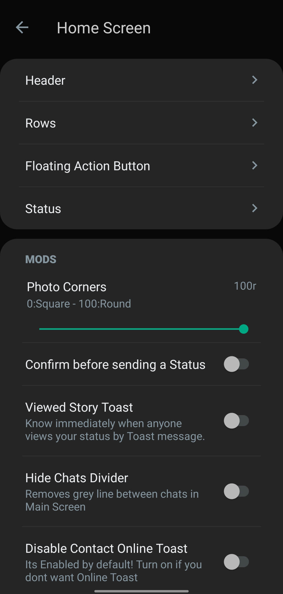 FMWhatsApp screenshot