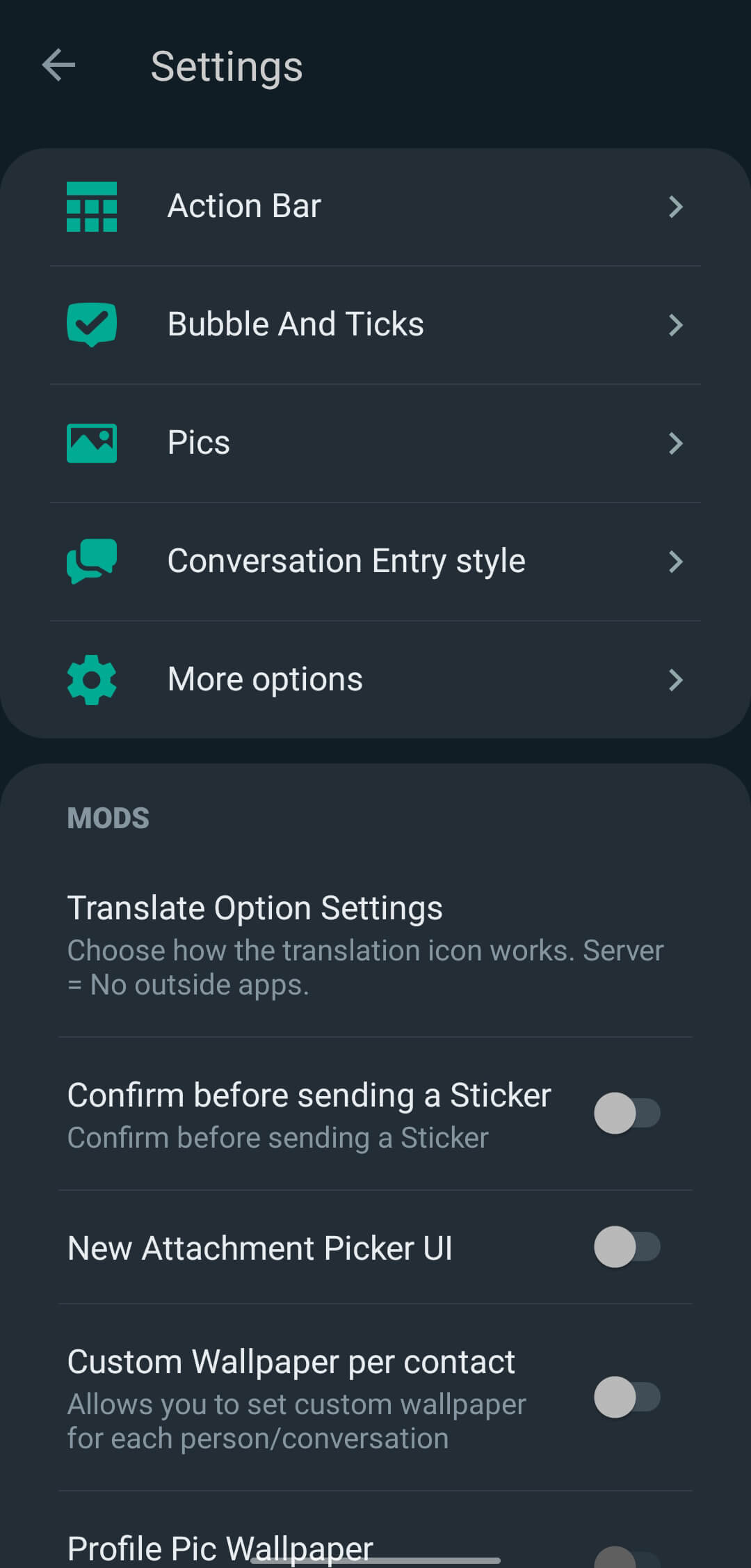 GBWhatsApp screenshot