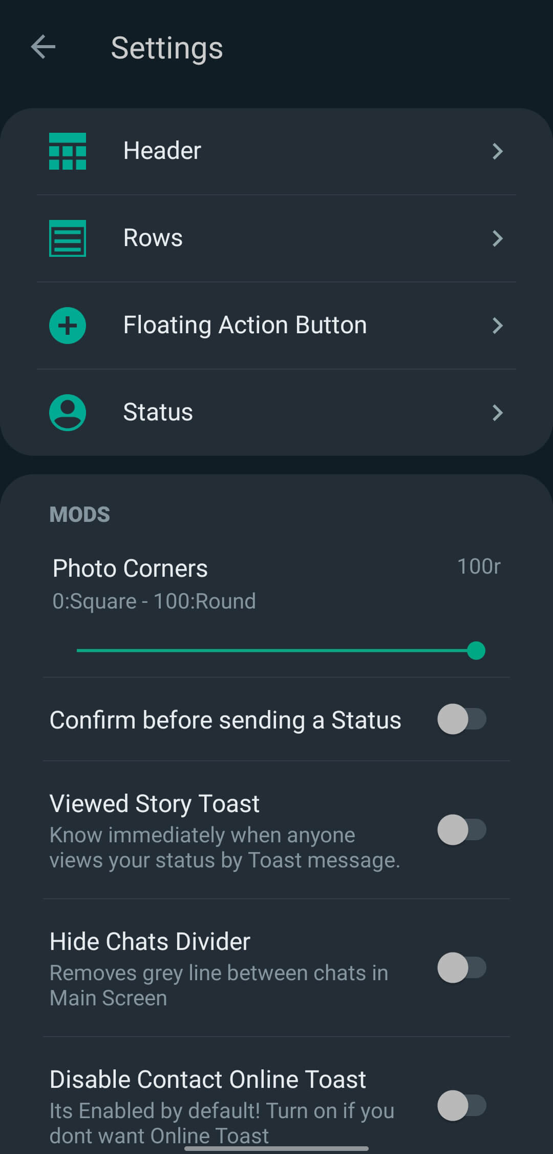 GBWhatsApp screenshot