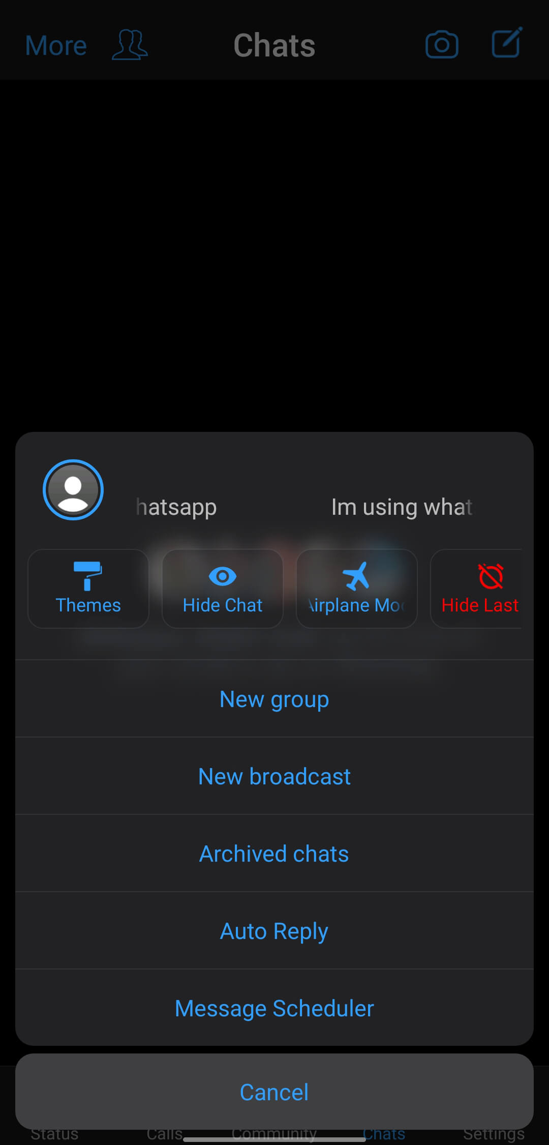 MBWhatsApp screenshot