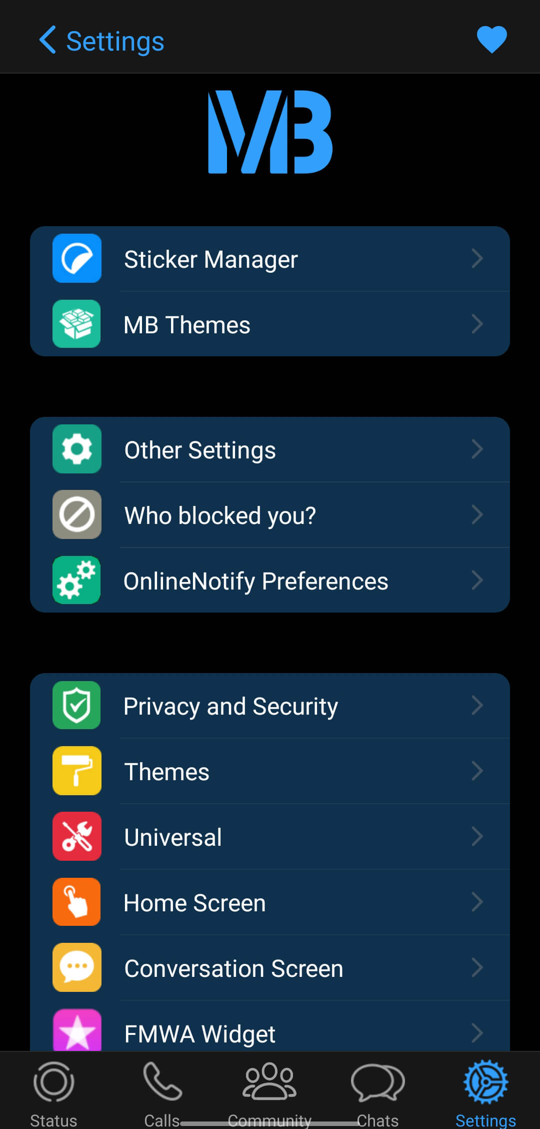 MBWhatsApp screenshot