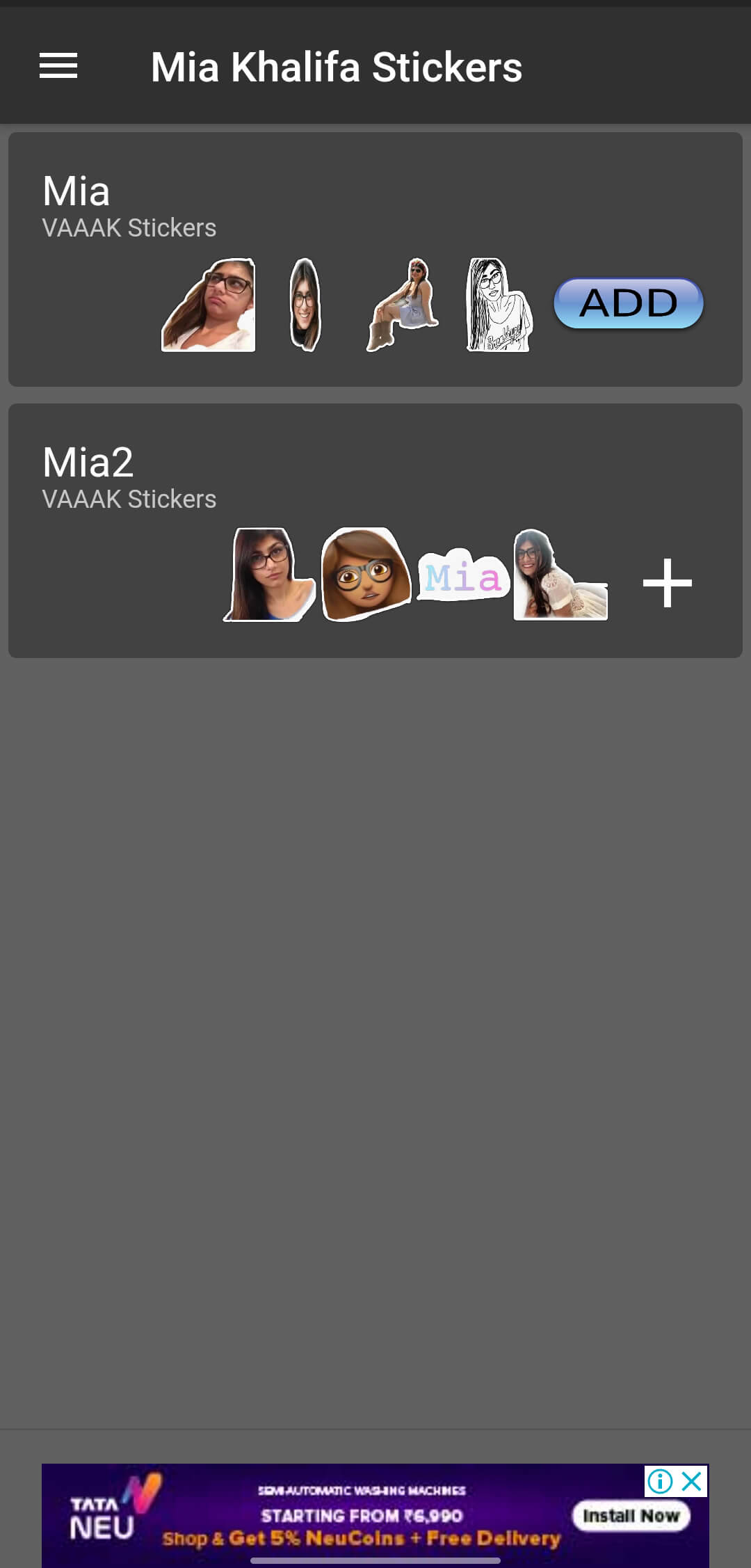 Mia Khalifa Stickers Whatsapp Apk screenshot