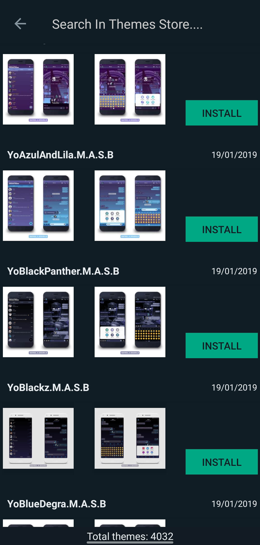 OGWhatsapp screenshot