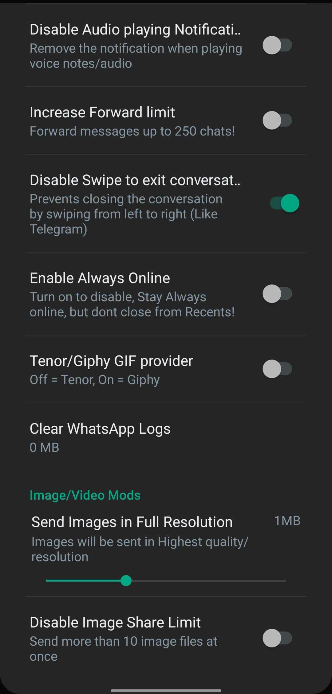 WhatsApp Aero screenshot