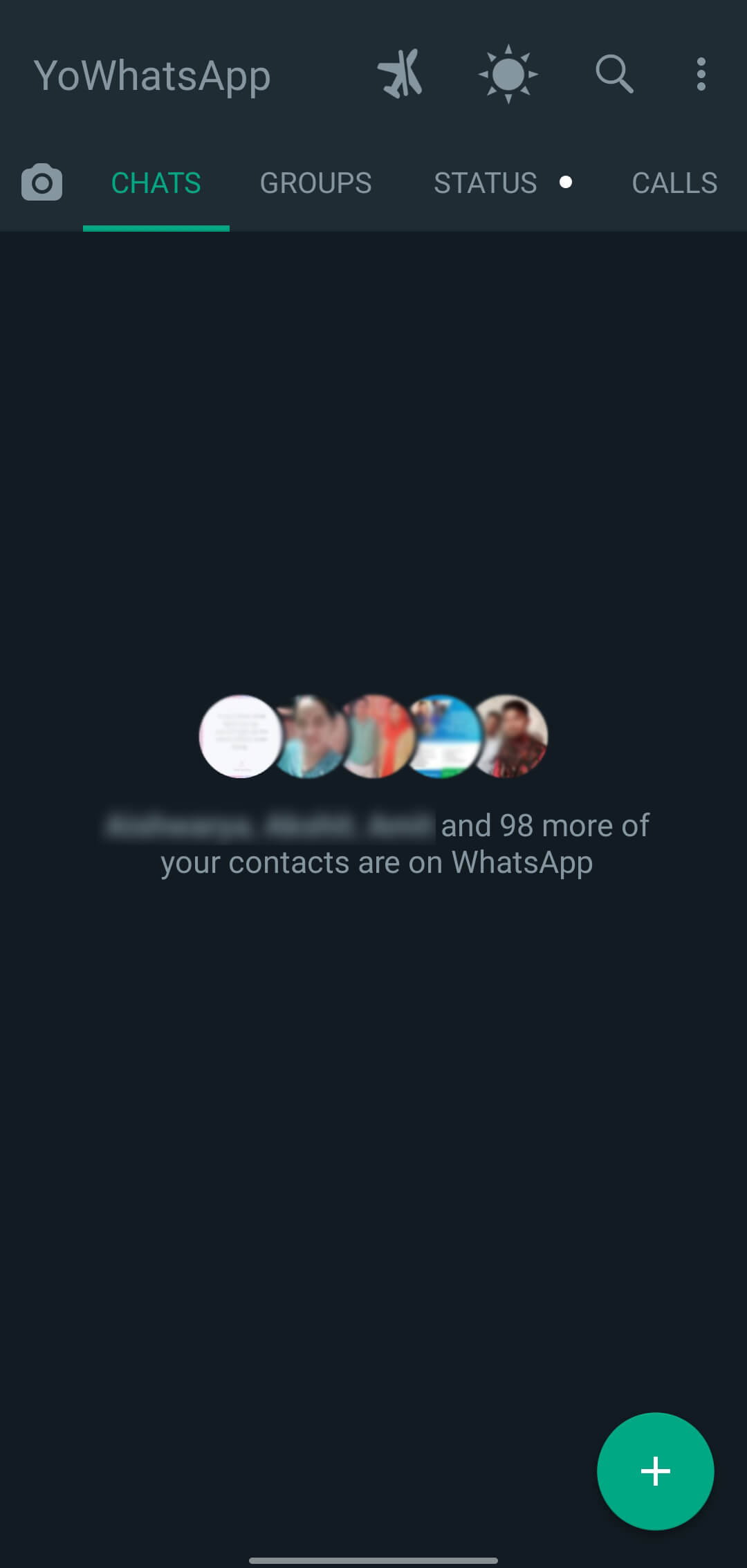 YOWhatsApp screenshot