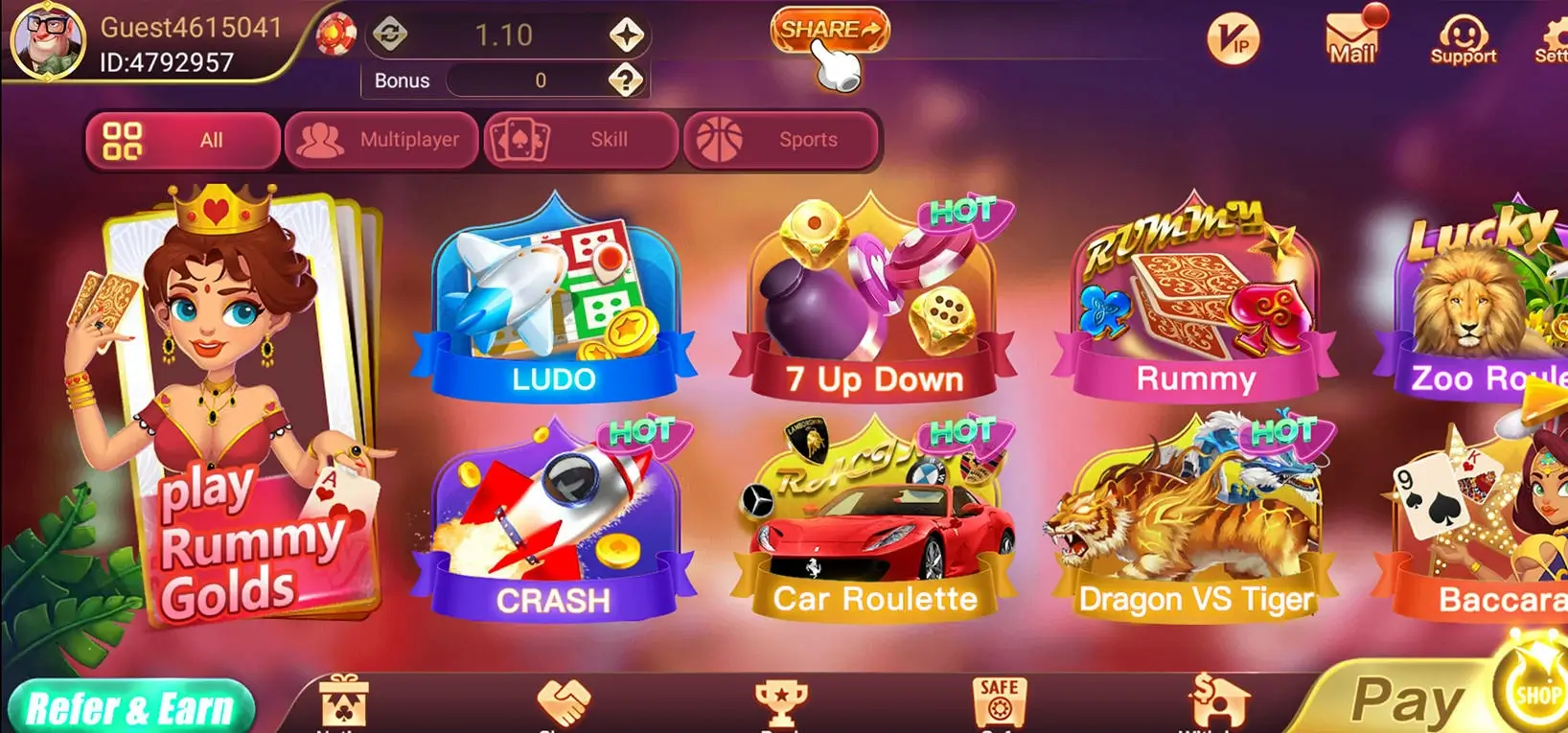 Rummy Golds screenshot