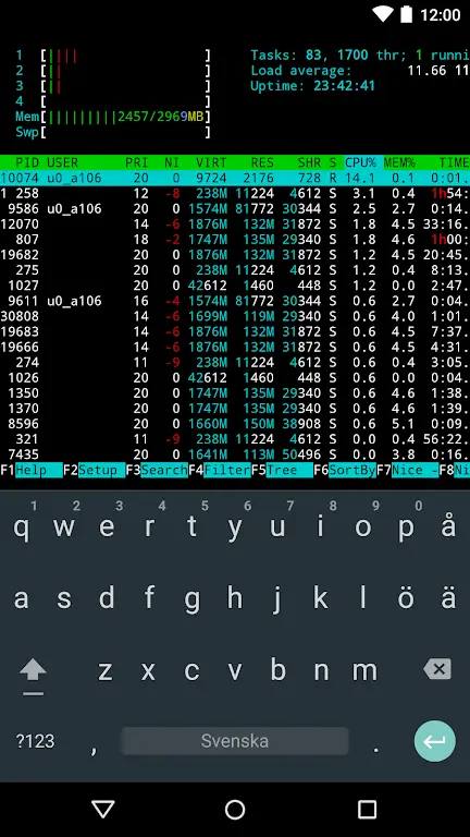 Termux screenshot