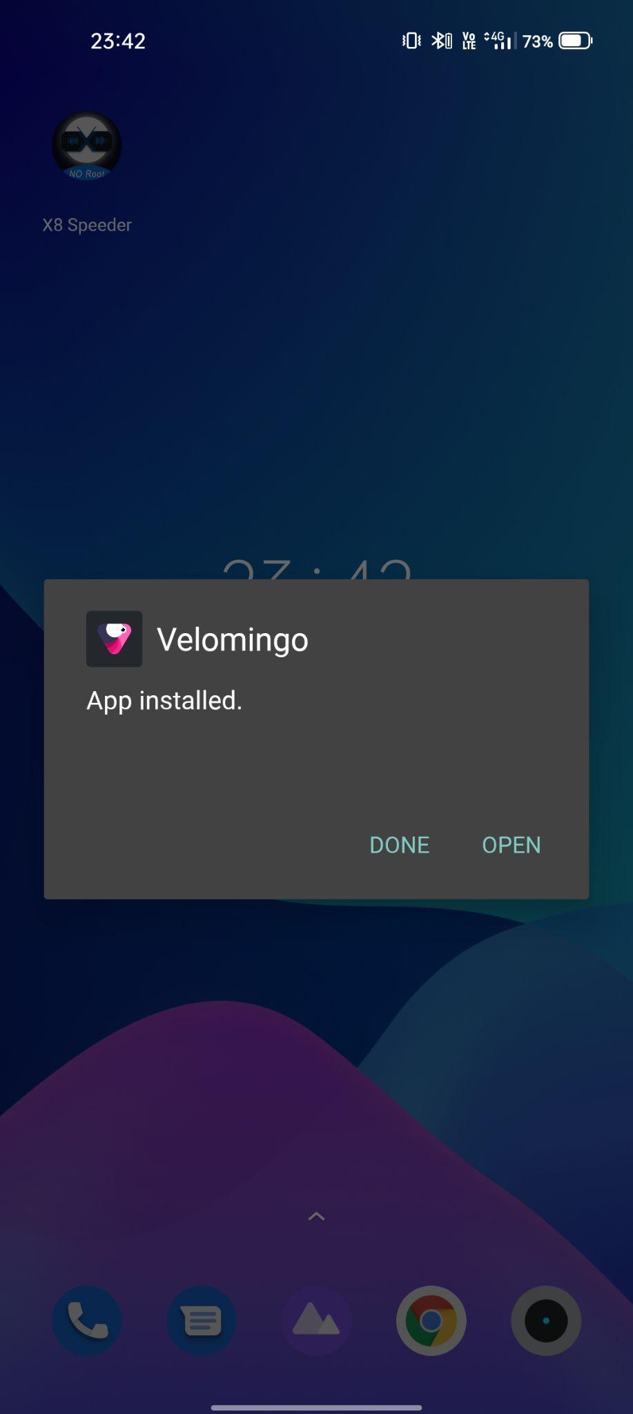 velomingo apk installed