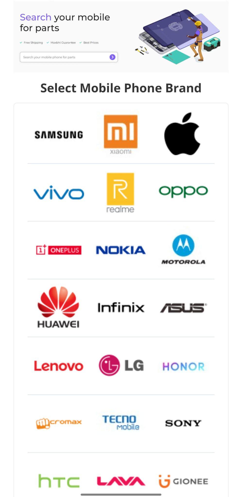 different brands