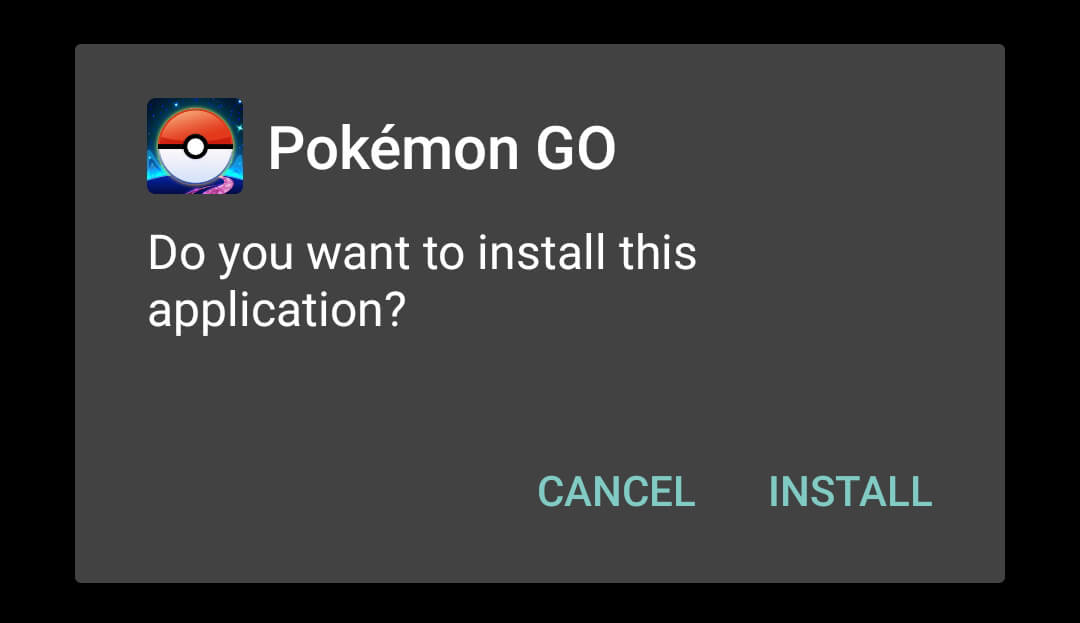 click on install