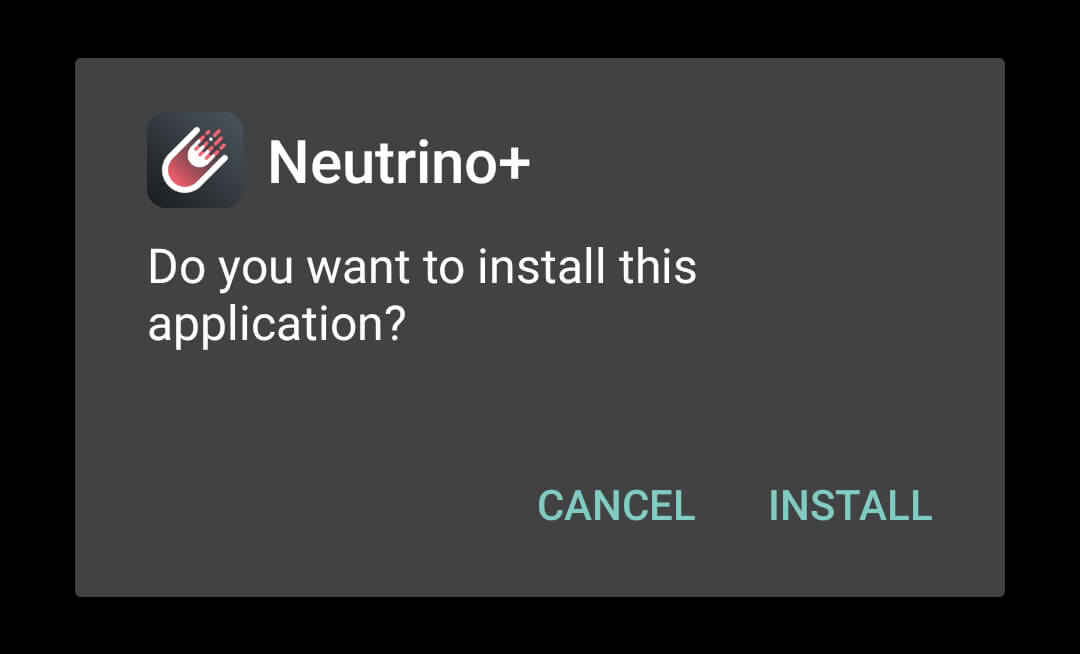 click on install