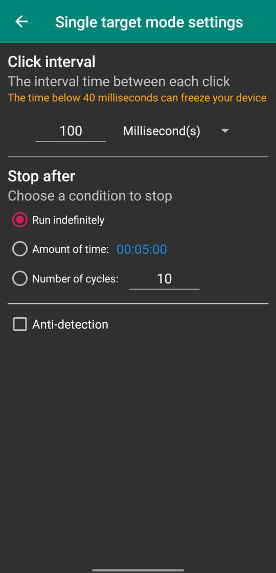 Auto Clicker screenshot