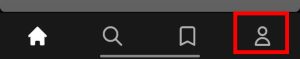 click on profile icon