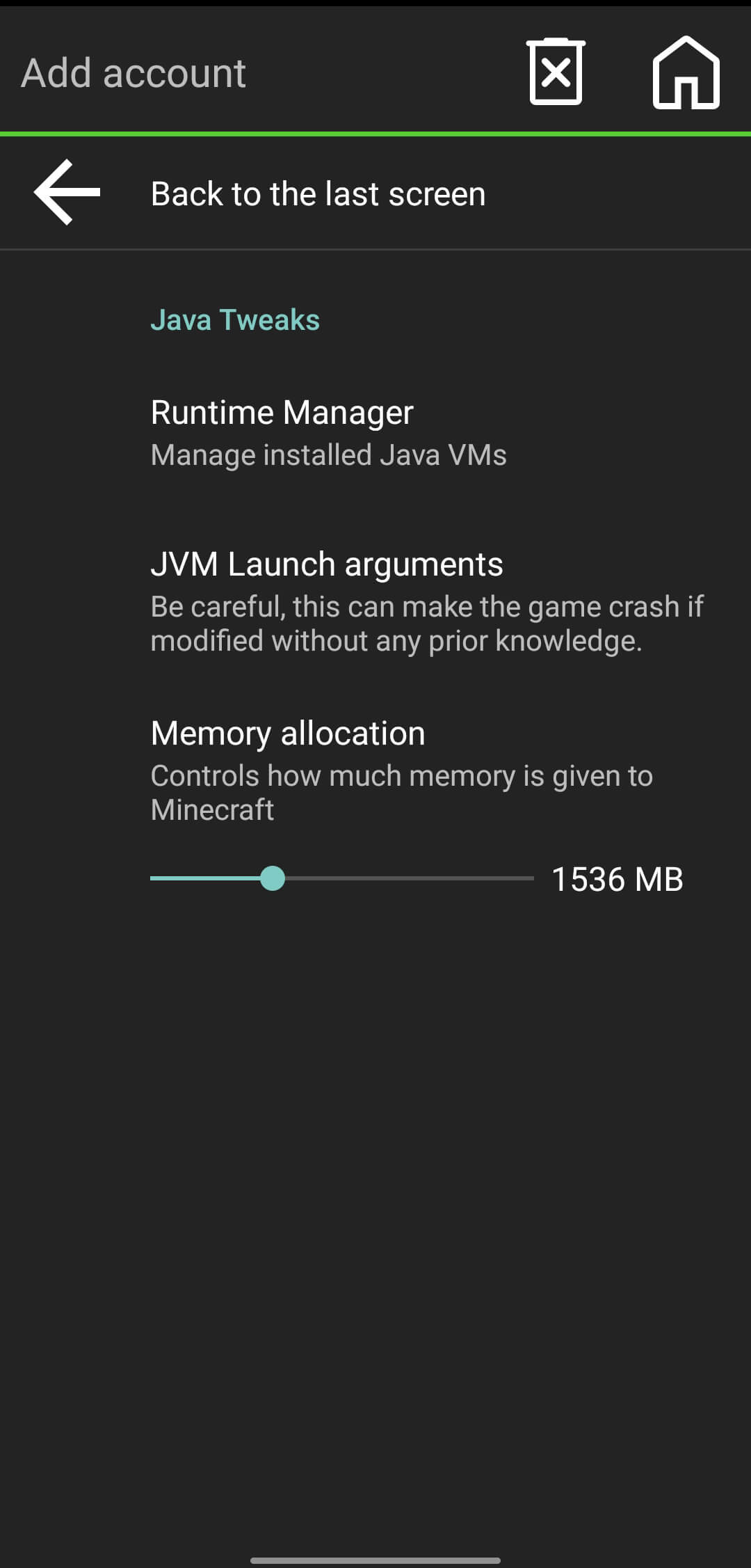 PojavLauncher screenshot