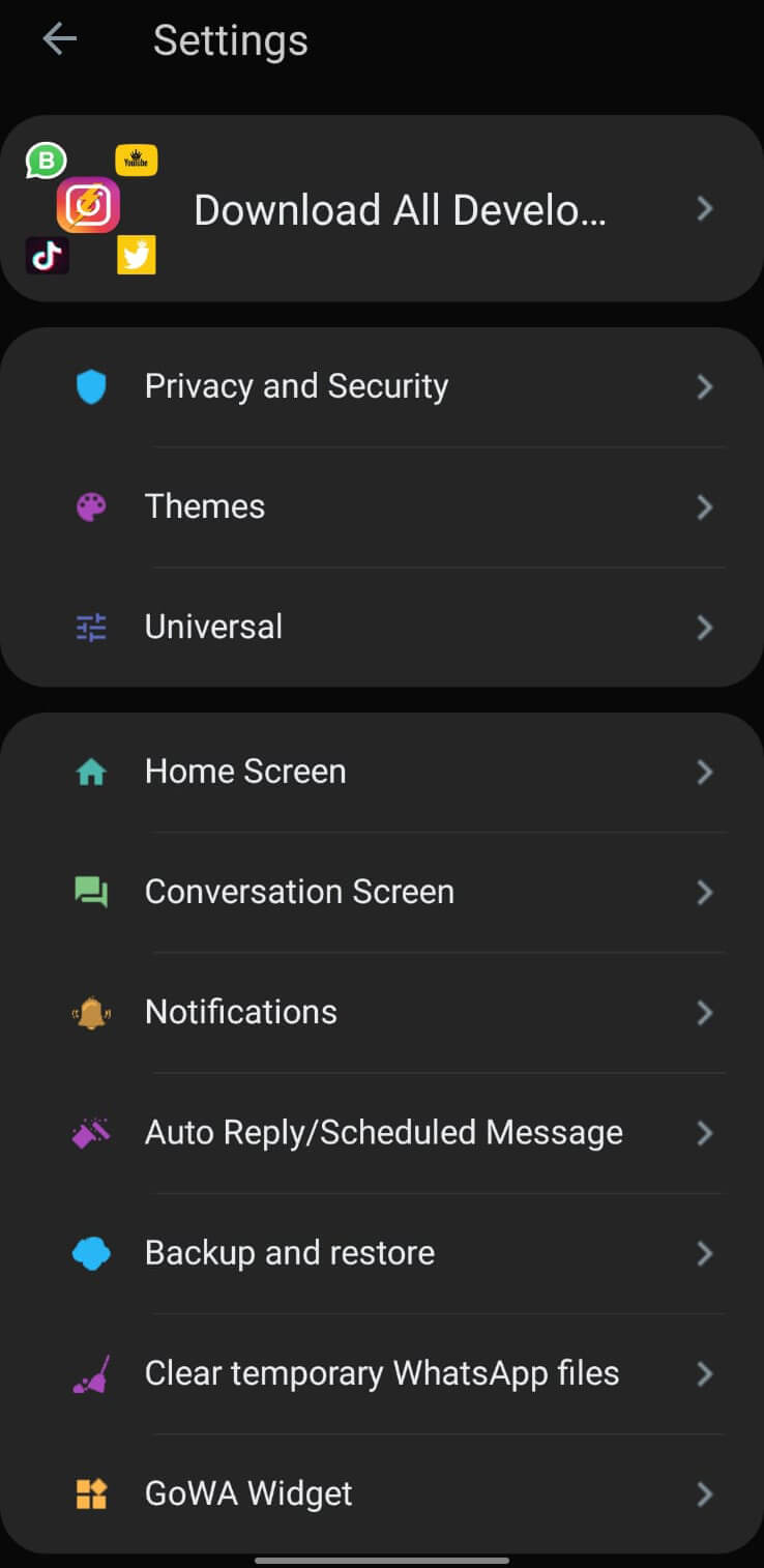 WhatsApp Gold screenshot