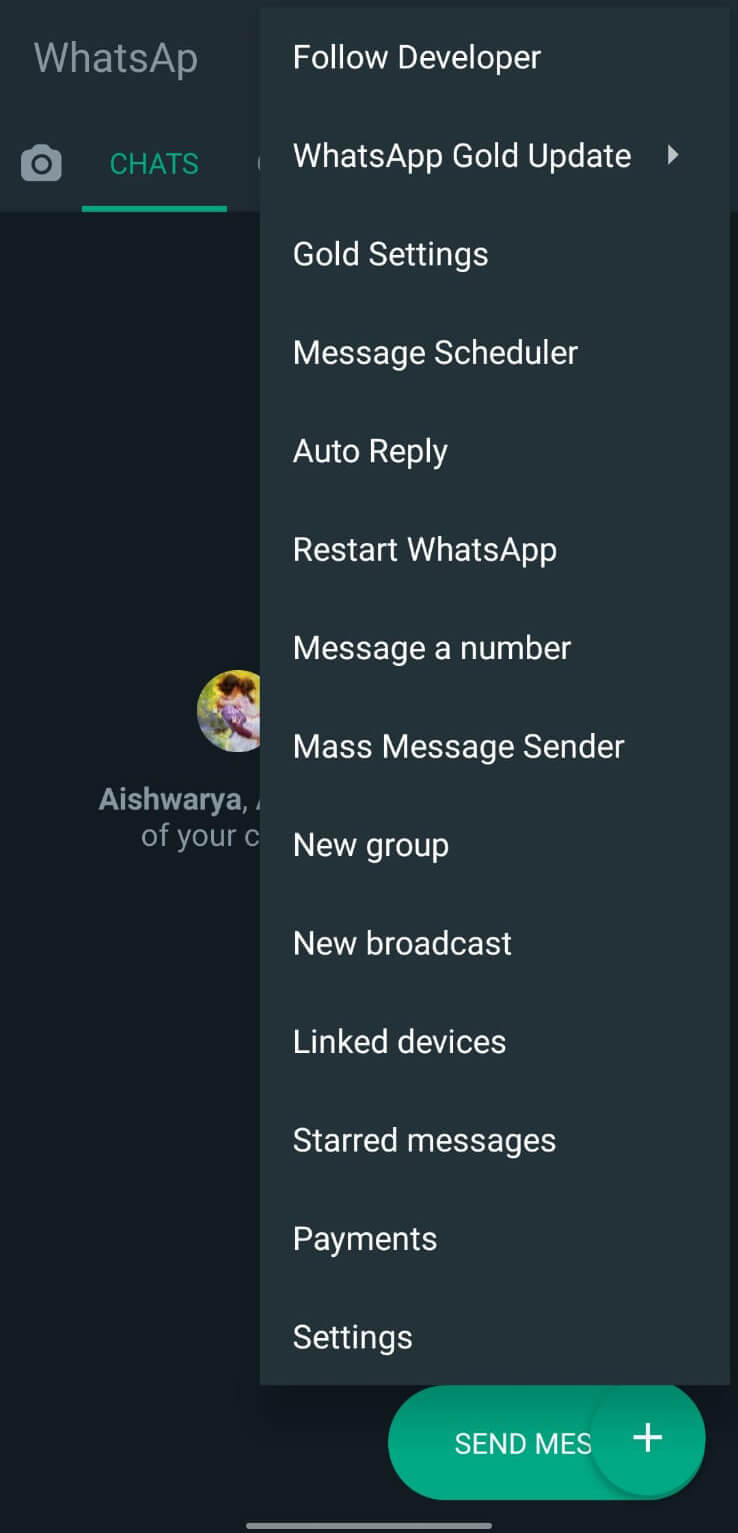 WhatsApp Gold screenshot