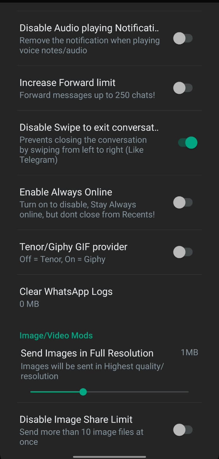WhatsApp Plus screenshot