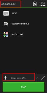 create your profile