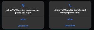 Click on Allow