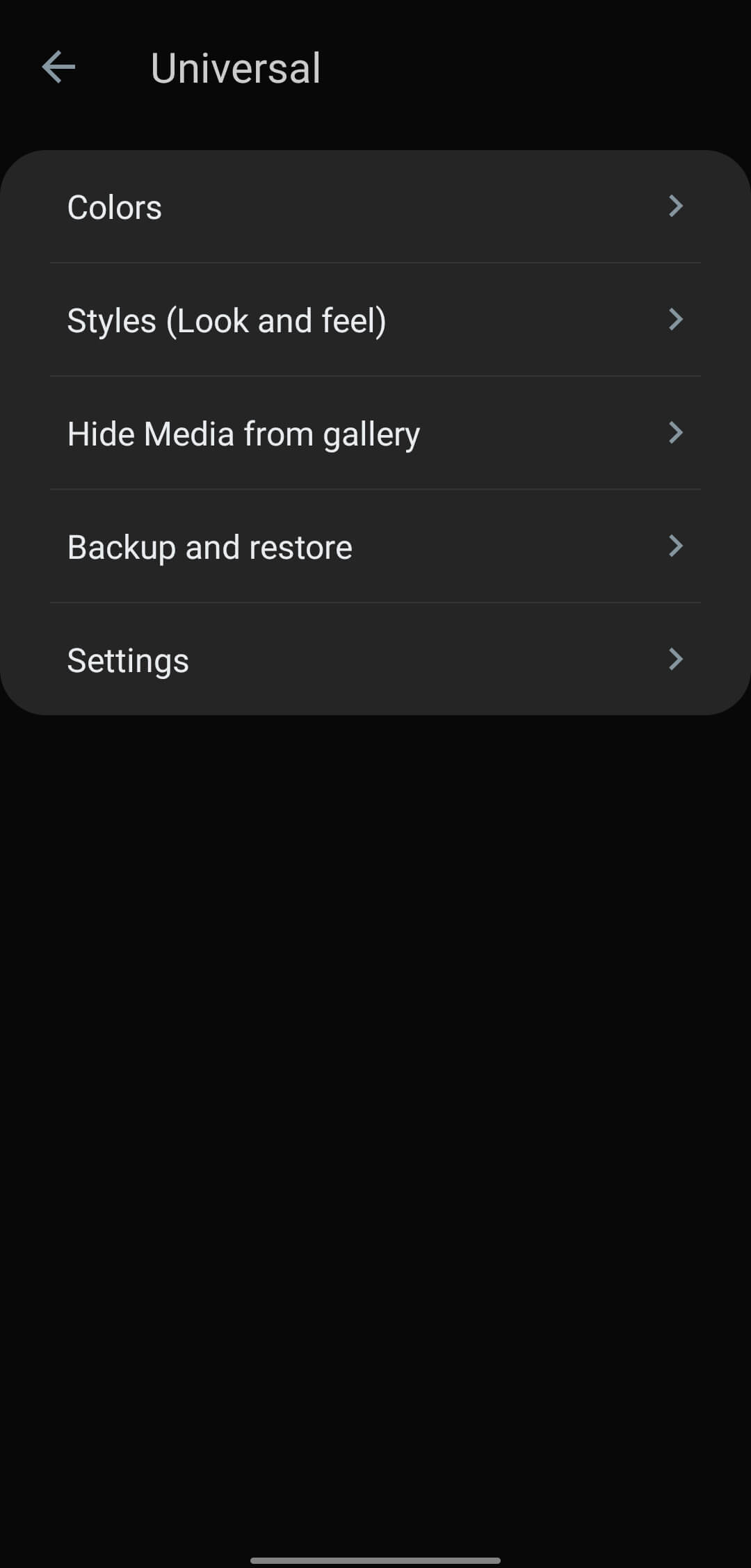 Blue WhatsApp screenshot