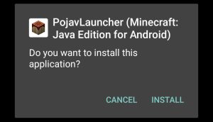 click on install
