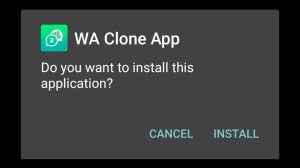click on Install