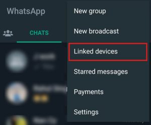 Click on Linked devices