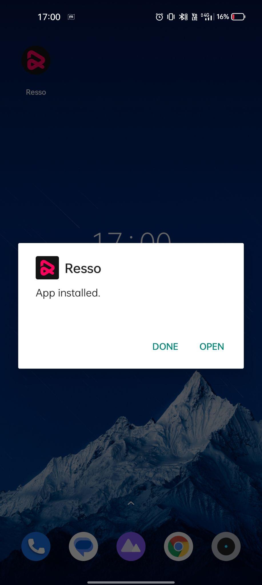 resso mod apk installed