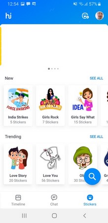 Hike Messenger screenshot