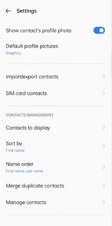 Realme Dialer screenshot