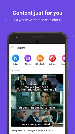Hike Messenger screenshot