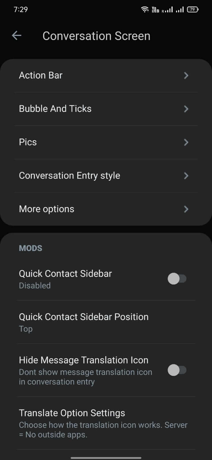 AG WhatsApp screenshot