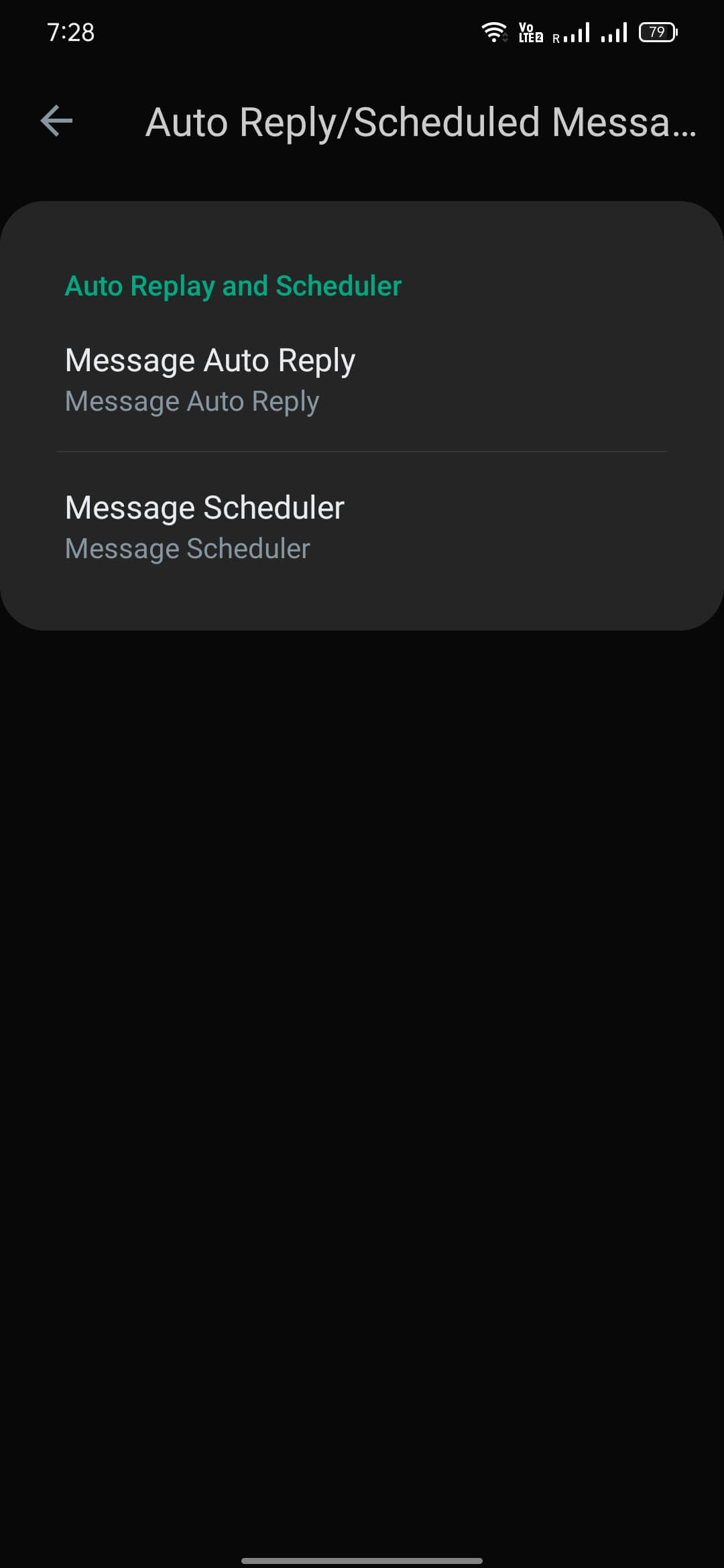 AG WhatsApp screenshot
