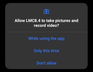 Click on Allow