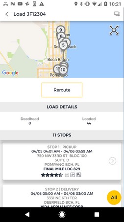 J.B. Hunt DRIVE screenshot