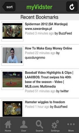 MyVidster screenshot