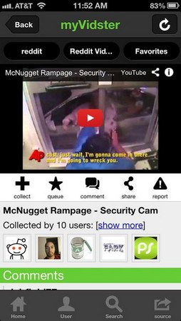 MyVidster screenshot