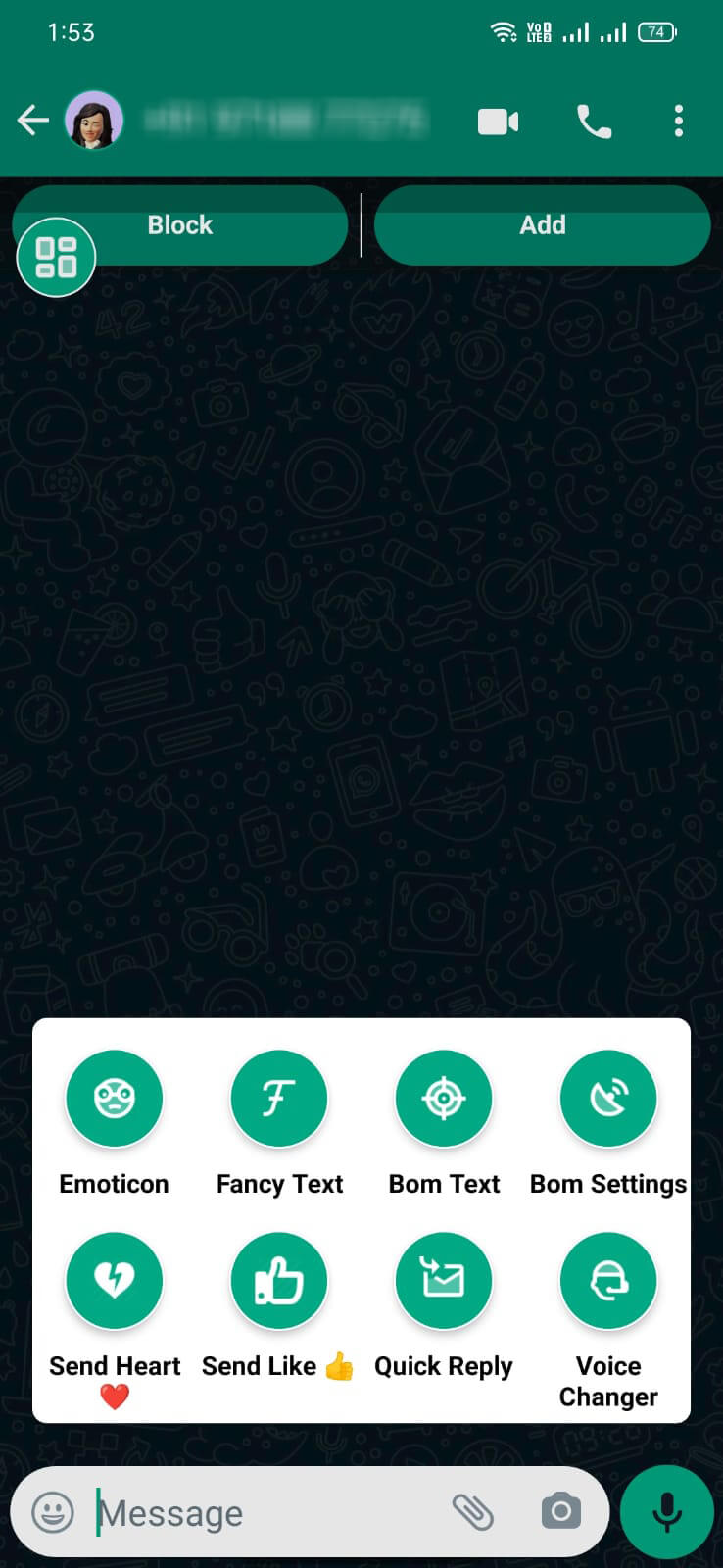 NA2 WhatsApp screenshot